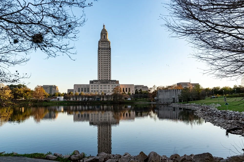 Louisiana skyline.